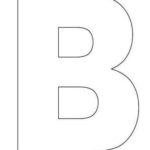 Letter B Template Best Photos Of Large Letter Templates