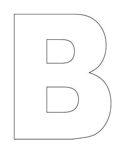 Letter B Template Best Photos Of Large Letter Templates 