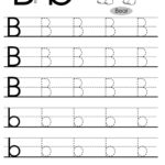 Letter B Tracing Worksheet Letter Tracing Worksheets