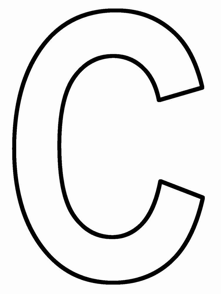 Letter C Coloring Sheet Luxury Free Letter C Printable 