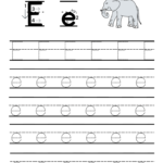 Letter E Worksheets For Kindergarten Free Printables