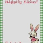 Letter From The Easter Bunny Easter Bunny Template
