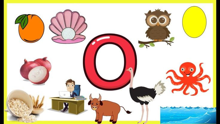 Letter O Things That Begins With Alphabet O words Starts 