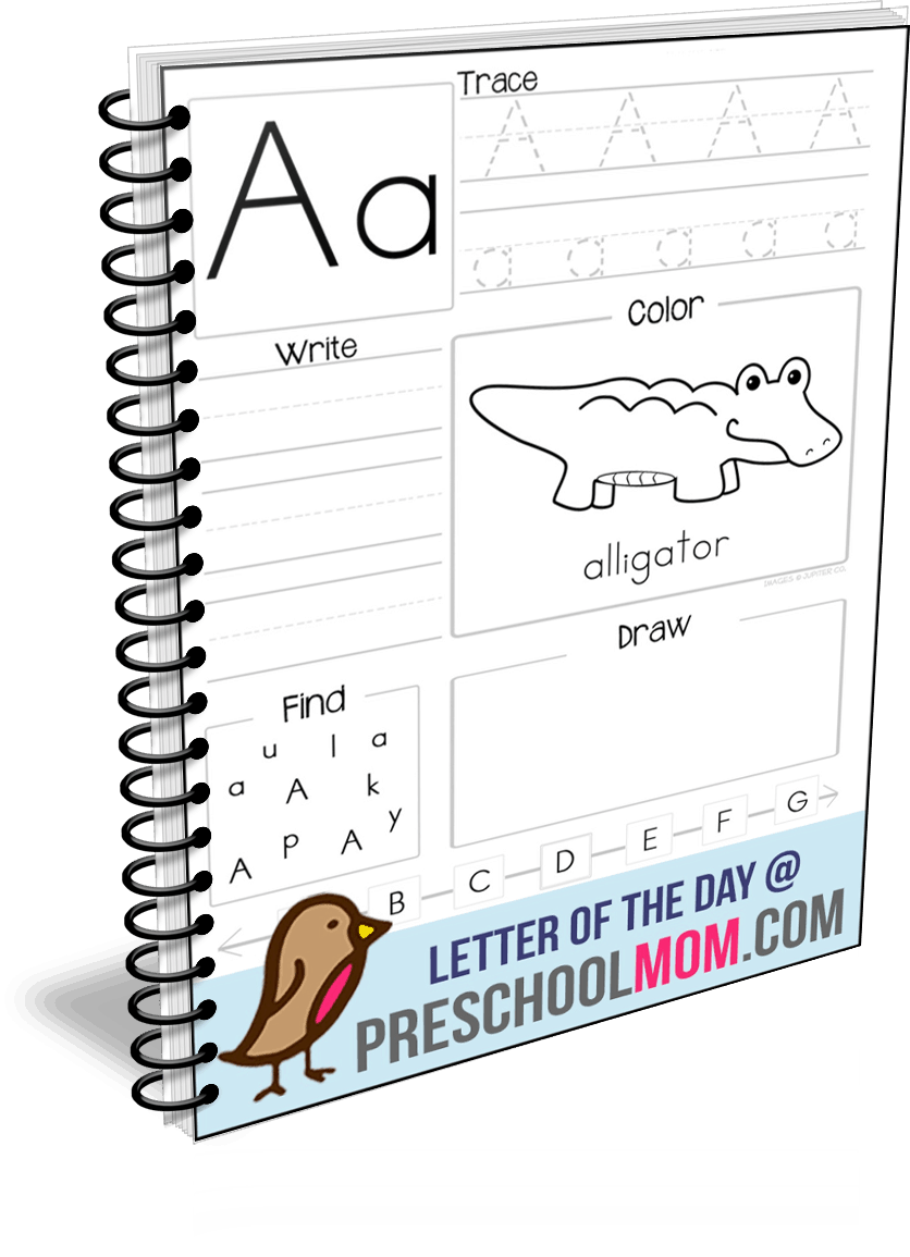 Letter Of The Day Worksheets The Crafty Classroom
