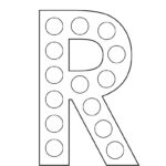 Letter R Do A Dot Printables Uppercase Lowercase