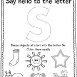 Letter S Van Sinterklaas Engels Bij Kleuters Preschool