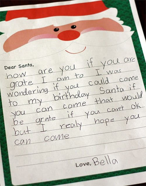 Letter To Santa Stationery Free Printable Alpha Mom