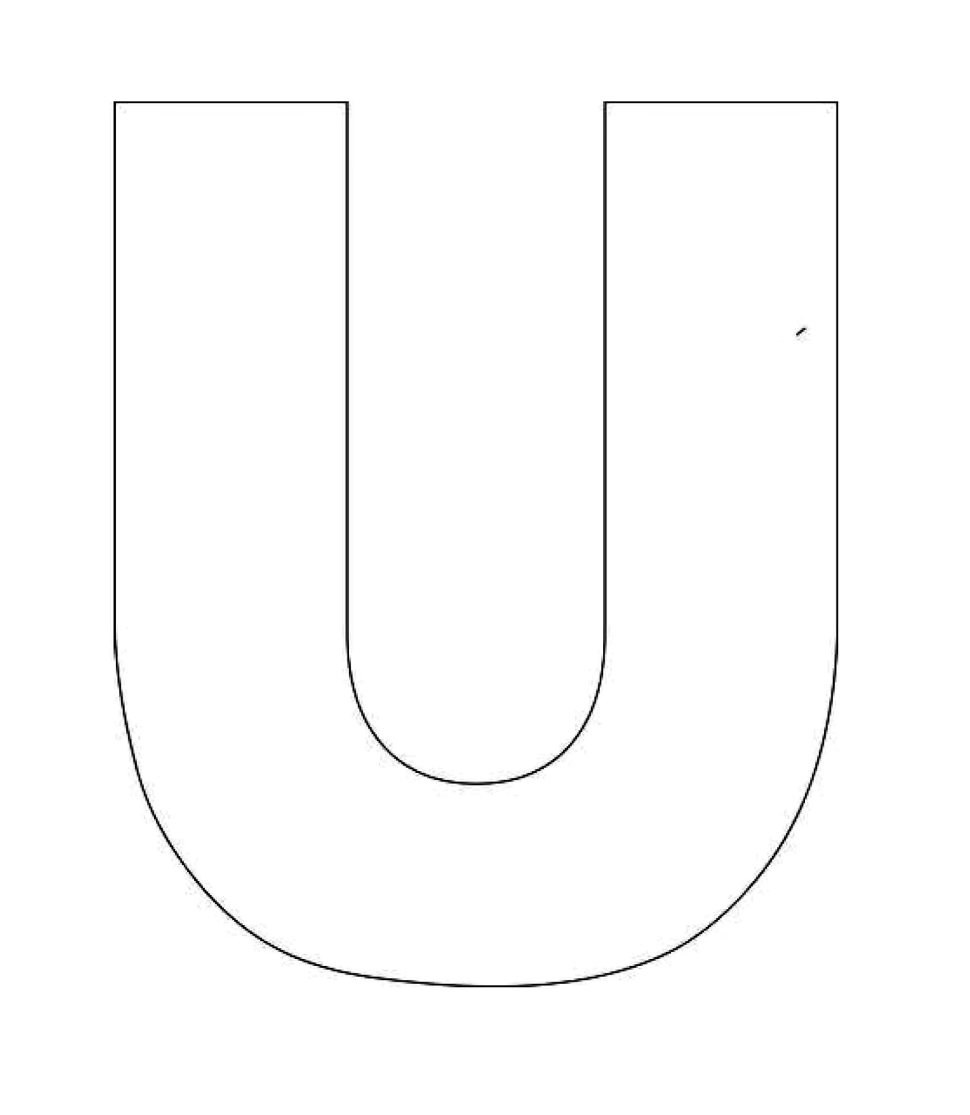 Letter U Template And Song For Kids From Kiboomu 