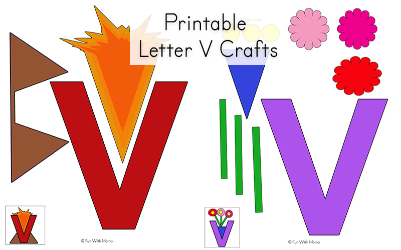 Letter V Worksheets For Preschool Kindergarten Fun 