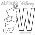 Letter W Winnie The Pooh Alphabet Disney Coloring Pages