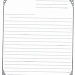 Letter Writing Paper Template Inspirational Lined Paper