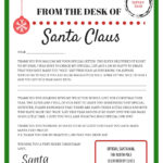 Letters To And From Santa Free Printables Simply