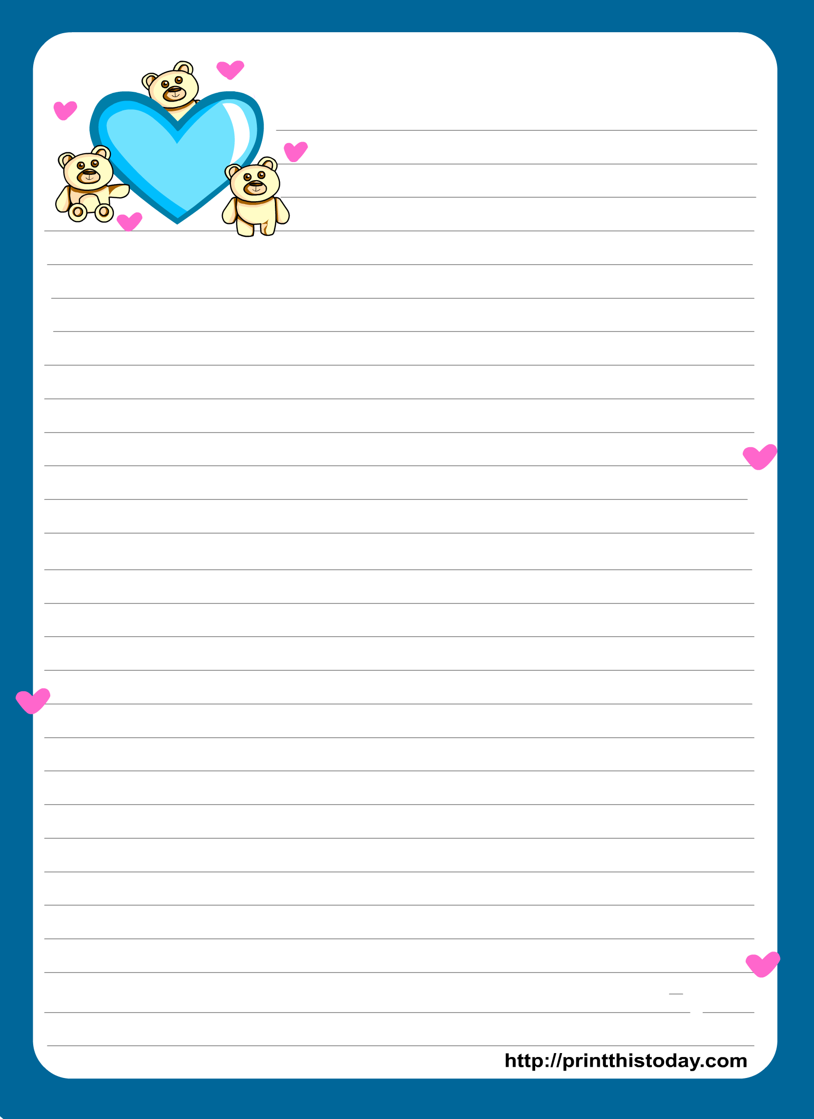 Love Letter Pad Stationery