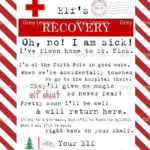 Non Editable Christmas Elf Recovery Letter If Touched And
