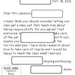 Parts Of A Friendly Letter Worksheet Printable English