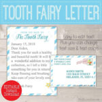 Personalized Tooth Fairy Letter Kit Boy Printable