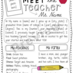 Pin By Lizzy Clem On School Stuff Teacher Page Meet The