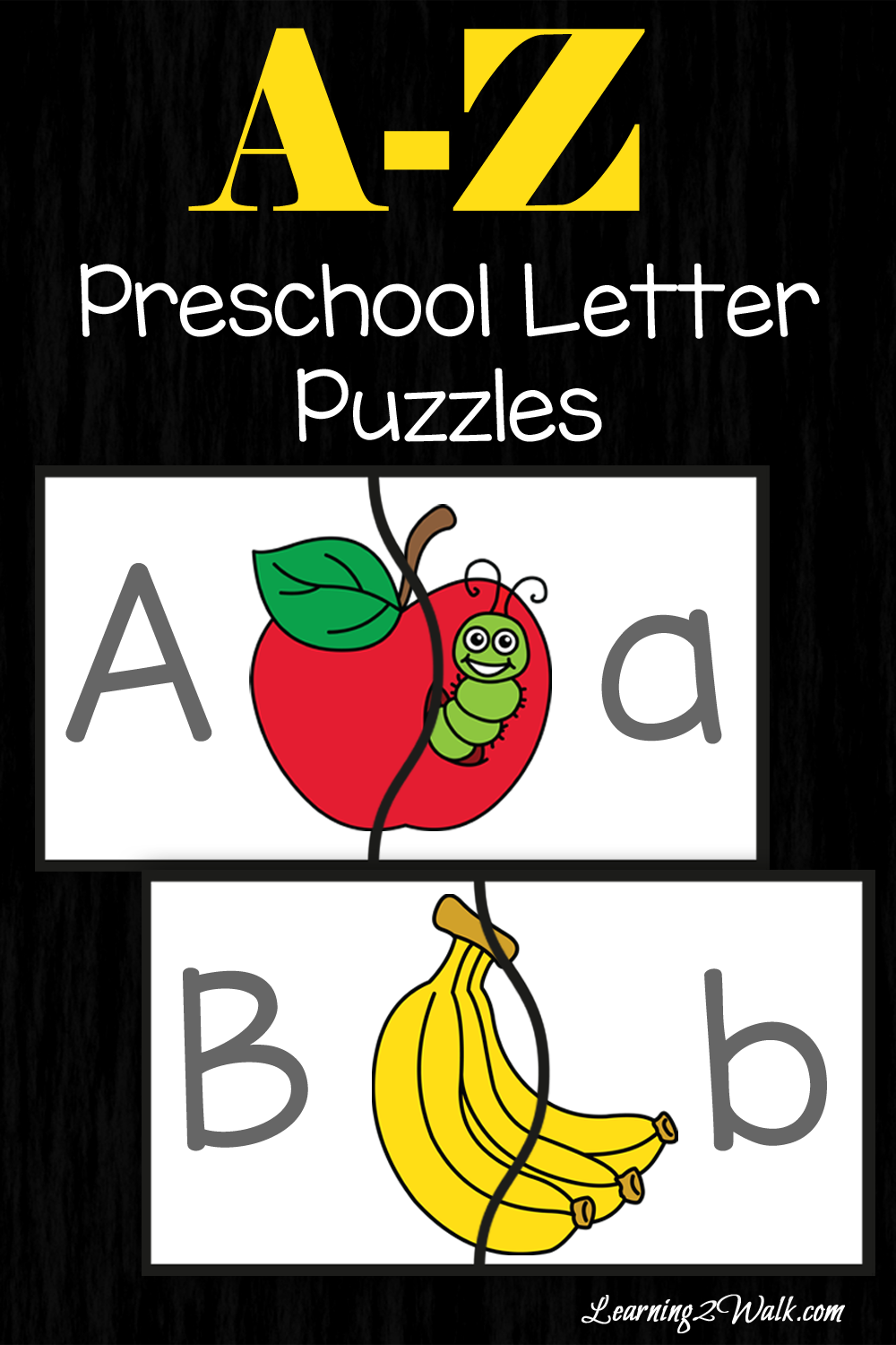 Preschool Letter Puzzles No Stress Homeschooling 