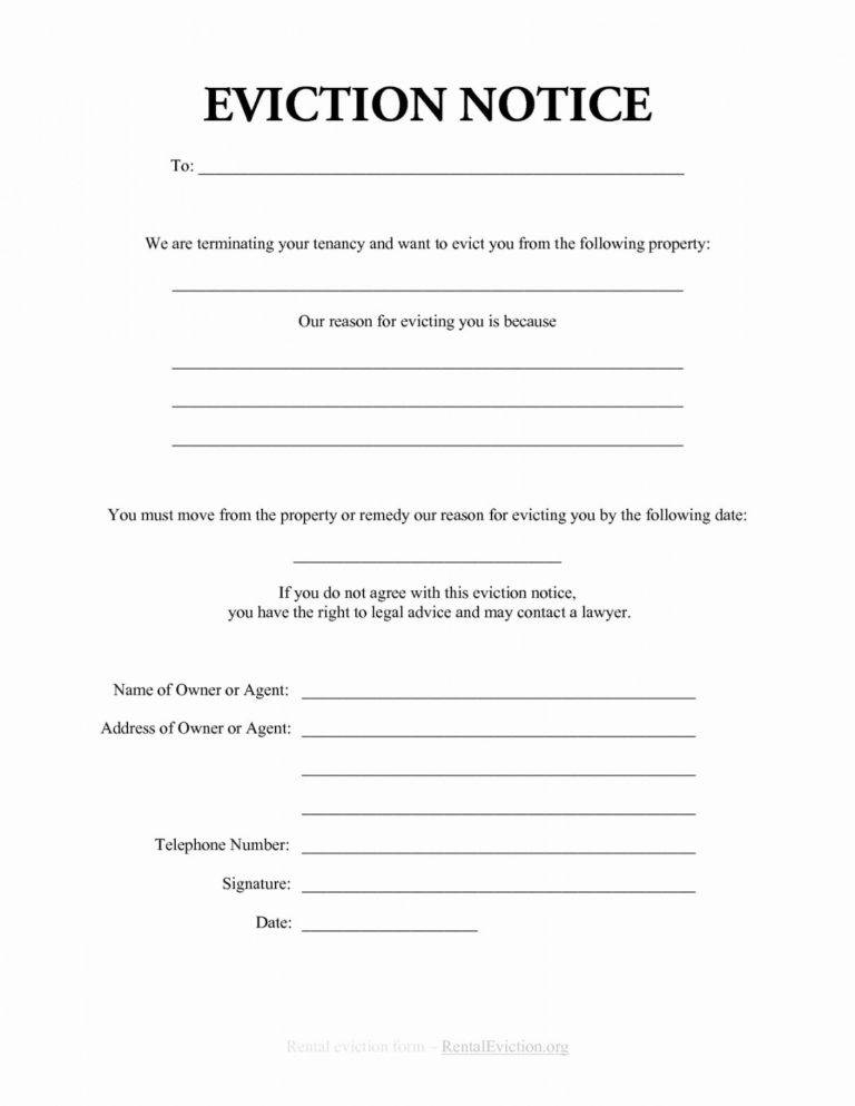 Printable 30 Roommate Eviction Letter Pryncepality 