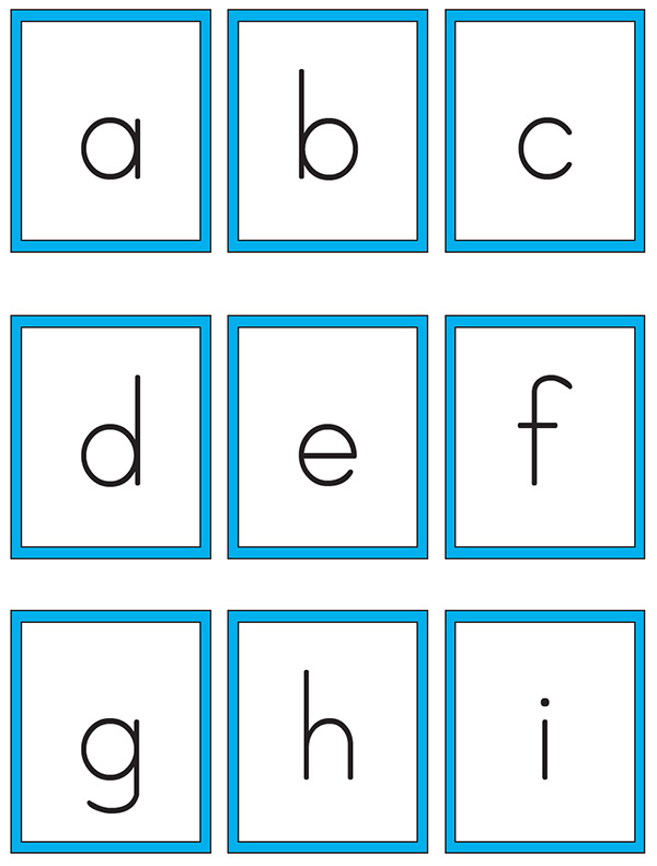 Printable Alphabet Cards