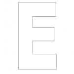 Printable Alphabet Letter E Template Alphabet Letter E