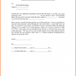 Printable Example Of Letter Giving Notice To Landlord Uk