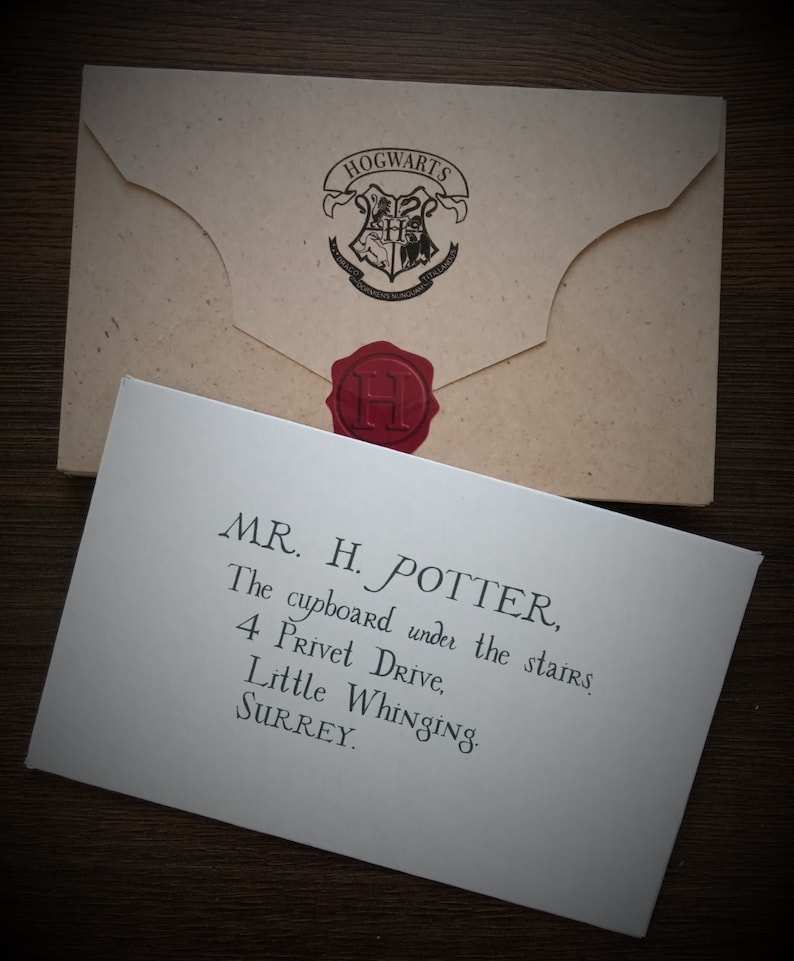 Printable Hogwarts Envelopes Acceptance Letter Harry 