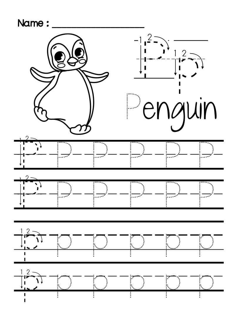 Printable Letter P Worksheets Printable Letters Free 