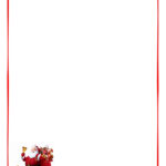 Printable Letter To Santa Claus Blank Paper Santa Border 5