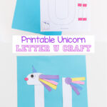 Printable Letter U Craft Unicorn Fun With Mama