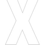 Printable Letter X Template Letter X Templates Are