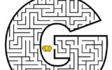 Printable Mazes Alphabet In 2020 Mazes For Kids Mazes