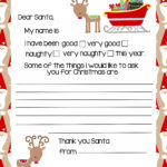 Reindeer Letter To Santa Claus With Images Santa