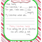 Santaletter pdf Santa Letter Template Christmas