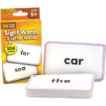 Sight Words Flash Cards 3 Letter Words TCR62039