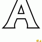Standard Letter Printables Free Alphabet Coloring Page