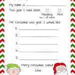 Stationary For Kids To Write Santa Free Stationery