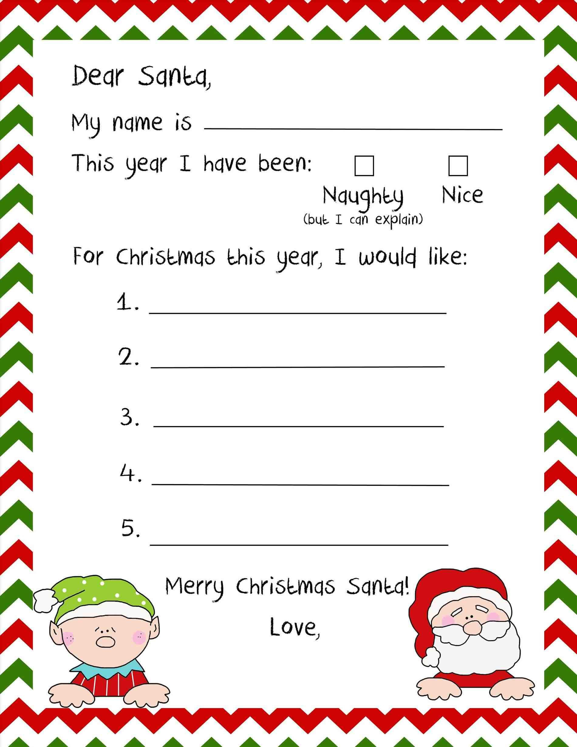 Stationary For Kids To Write Santa Free Stationery 