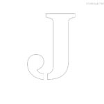 Stencil Letters J Printable Free J Stencils Stencil