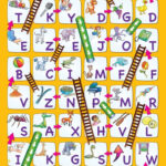 Uppercase Alphabet Chutes Ladders Game Super Simple