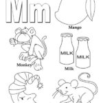 Words Begin With Letter M Coloring Page Best Place To Color