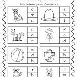 Beginning Sounds Printable Worksheet Pack Kindergarten