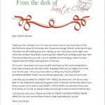 Blank Santa Reply Letter Template Free Printable Letter