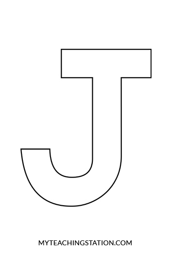 Letter J Craft Jet MyTeachingStation