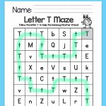 Letter T Mazes Easy Peasy And Fun Membership