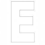 Printable Alphabet Letter E Template Alphabet Letter E