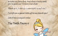 Tooth Fairy Letter Set Printable Letters From Tooth Fairy